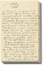 la 8 août 1916 lettre avec 4 pages