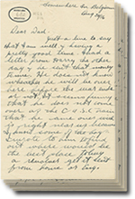 la 20 août 1916 lettre avec 5 pages