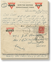 la 17 septembre 1916 lettre avec 2 pages et une enveloppe
