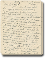la 23 septembre 1916 lettre avec 2 pages