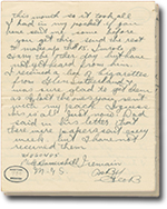la 24 septembre 1916 lettre avec 2 pages