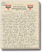 la 29 septembre 1916 lettre avec 2 pages
