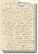 October 24, 1916 letter with 2 pages