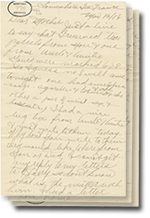 la 16 novembre 1916 lettre avec 2 pages