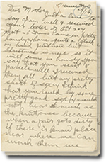 la 24 novembre 1916 lettre avec 2 pages