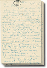 la 29 novembre 1916 lettre avec 3 pages