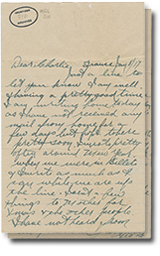 la 5 janvier 1916 lettre avec 2 pages