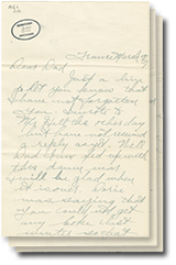 la 7 mars 1916 lettre avec 3 pages
