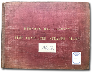 cover of book with title “Hudson’s Bay Company - Time Chartered Steamer Plans No 2”