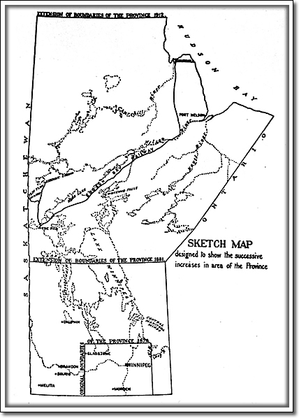 Northern Manitoba Boundaries Red Deer River