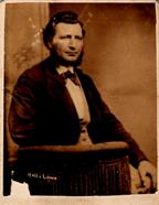 Louis Riel, ca 1876, Hall and Lowe photographers (Archives of Manitoba, Louis Riel 1, N5730)