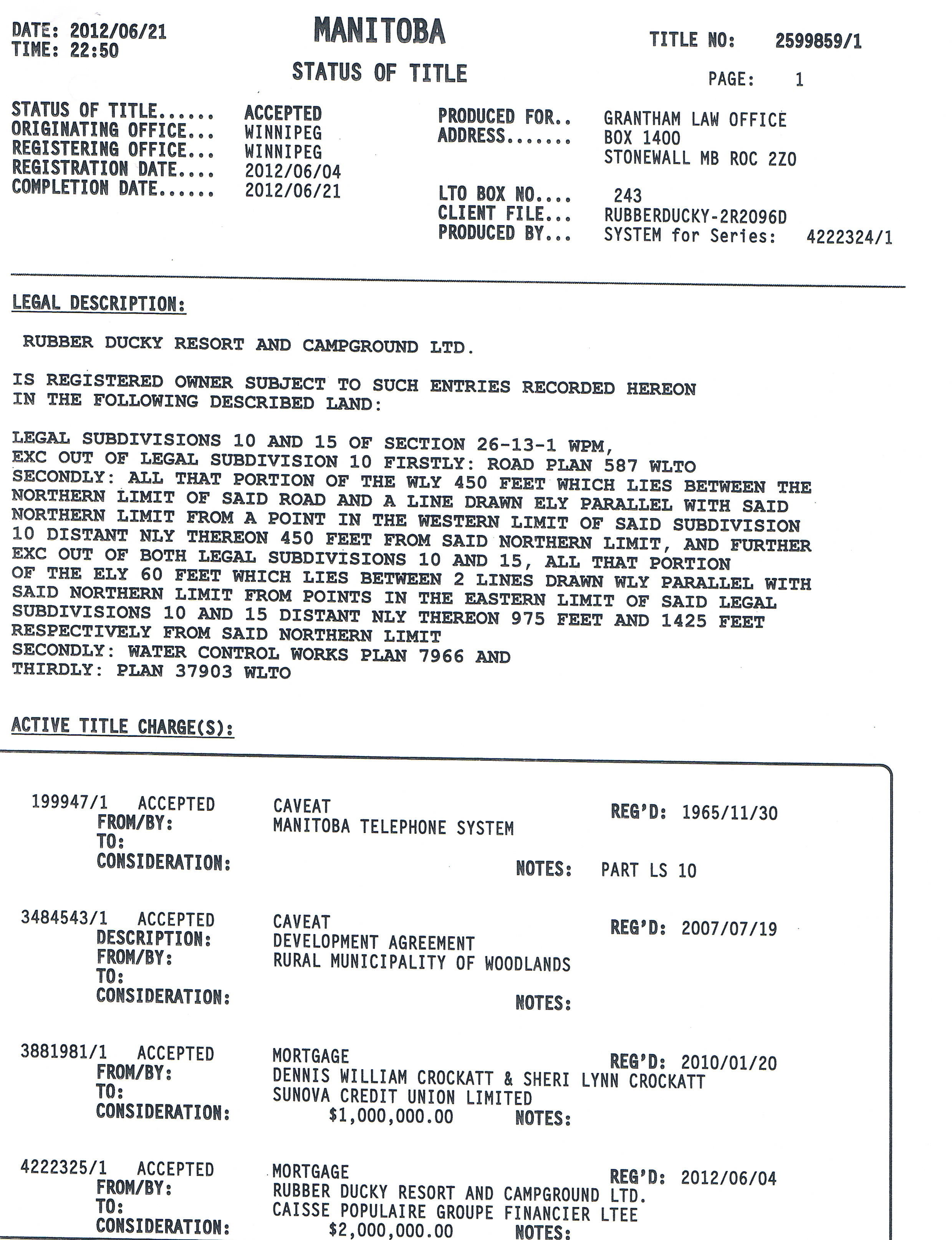 Province of Manitoba Sustainable Development