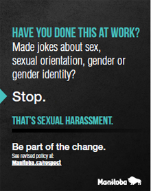 Sexual Harassment Awareness Campaign - Poster 1