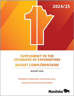 Thumbnail - Cover Image Manitoba Families Supplement to the Estimates of Expenditure 