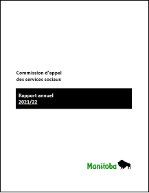 Rapport annuel - Commission d'appel des services sociaux