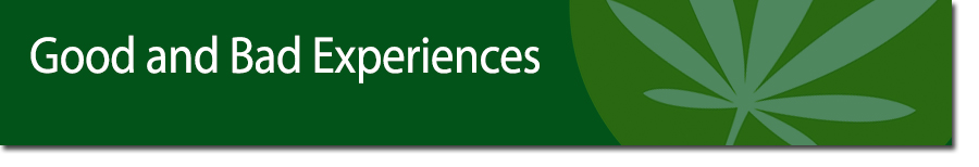 Good and Bad Experiences ""