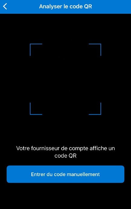 Scannez le code QR sur l'�cran de l'application d'authentification