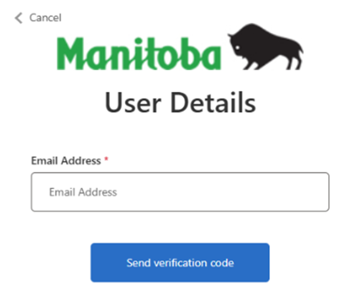 Send verification on user details screen