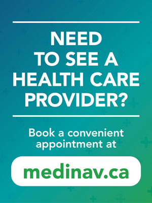Need to see a health care provider? Book an appointment at medinav.ca