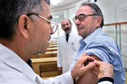 Who should not receive vaccines?