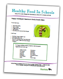 Happy Holidays! Classroom Party Snack Ideas