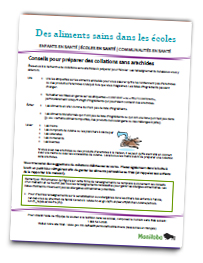 Conseils pour prparer des collations sans arachides