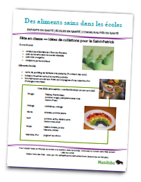 Fte en classe - Ides de collations pour la Saint-Patrick