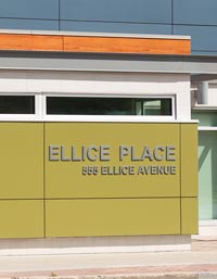 Image of front facade of Ellice Place at 555 Ellice Avenue