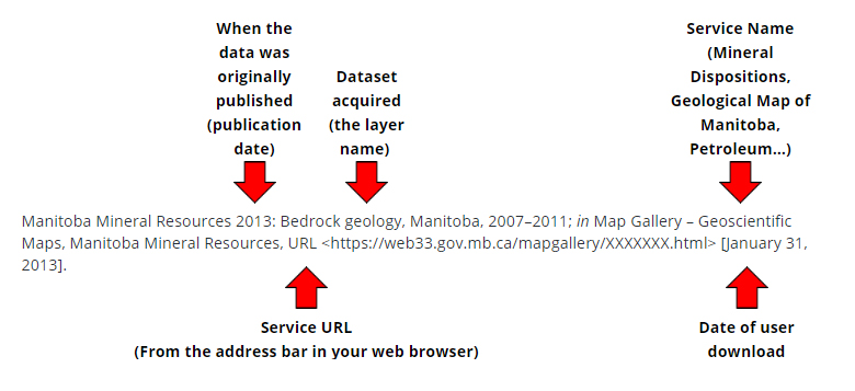 GIS Map Gallery citation example