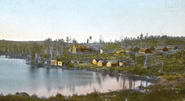 Drill Camp, Flin Flon area , 1917.