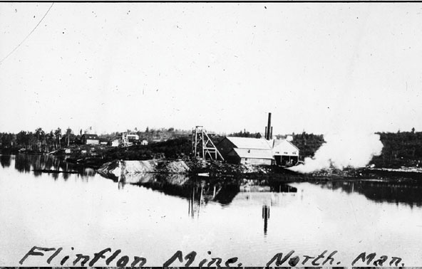 Les débuts de Flin Flon, vers 1926. 