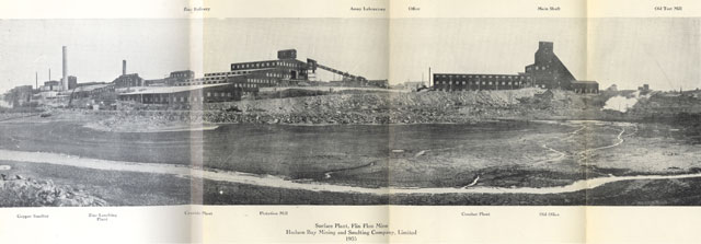 Surface Plant, Flin Flon Mine, 1935.