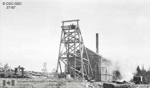 Mandy Shaft house and head frame, Schist Lake.