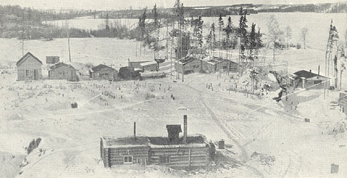 The Mandy Mine, Manitoba’s first important producer of metals. Schist Lake, 1916.