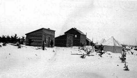 Buildings at Penniac Gold Mine.