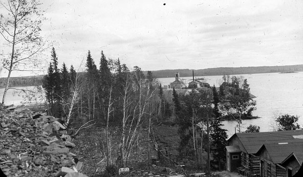 Mine San Antonio, district de Rice Lake, 1929.