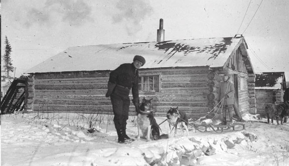 R.J. and Josie, Carl Sherritt's dogs, 1929.