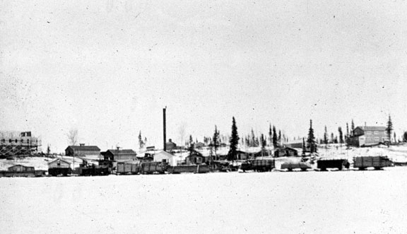 Tractor train, Sherritt 1929.