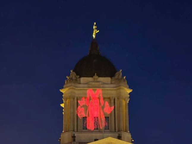 Red Dress Display