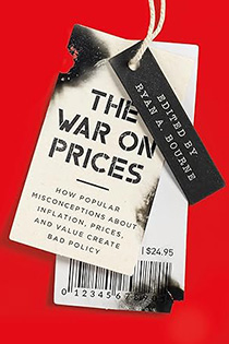 book cover showing the title on a price tag which is burnt on the edges