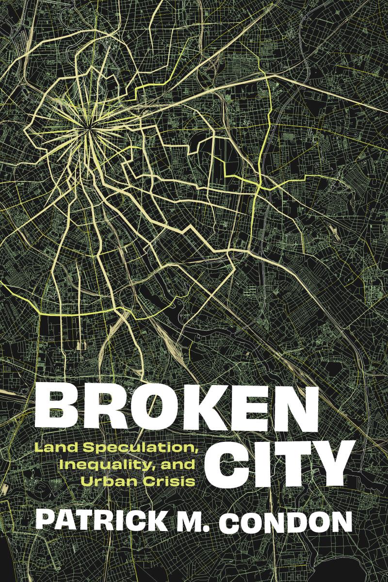 book cover showing a topographical map with a broken glass overlay