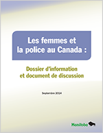 Les femmes et la police au Canada : dossier d’information et document de discussion PDF