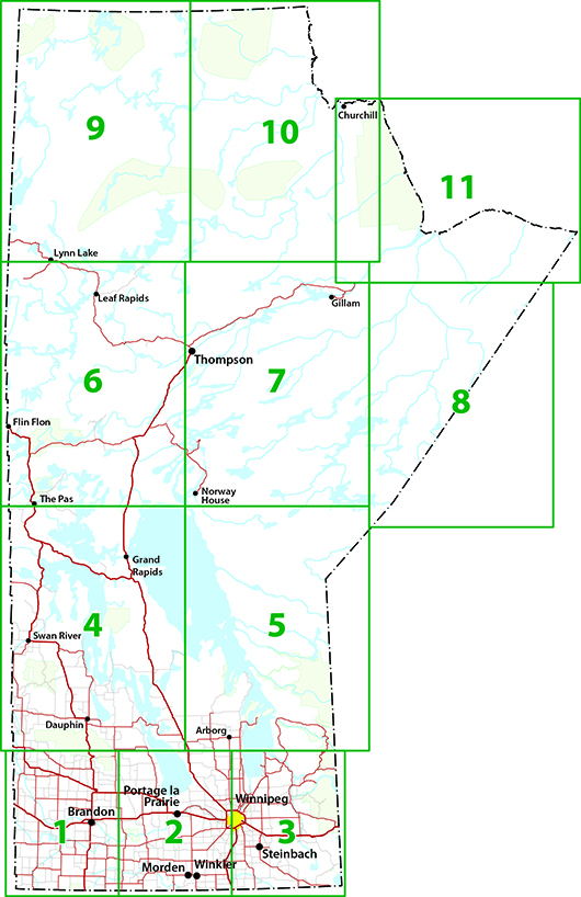 Manitoba Map