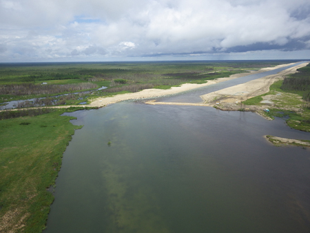 Ouverture du canal d’urgence, le 4 juillet 2014