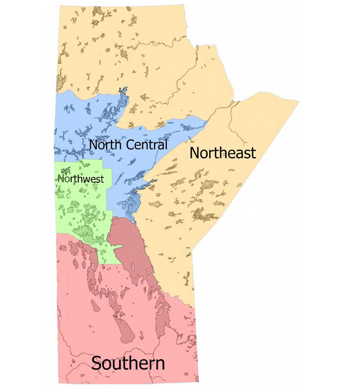 Fishing Divisions Map