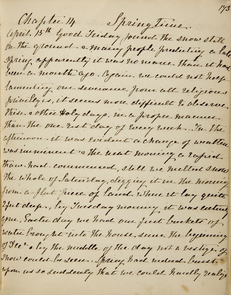 Chapitre 14 du journal d'Emma Averill