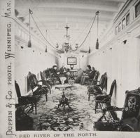 Interior of the steamboat 'City of Winnipeg'