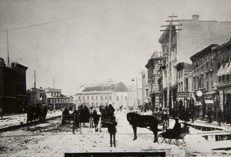 Rue Main, Winnipeg, 1881