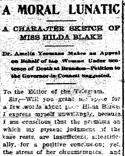 Article du Winnipeg Morning Telegram, 15 dcembre 1899