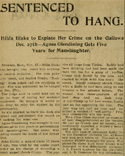 Article du Manitoba Morning Free Press, 18 novembre 1899